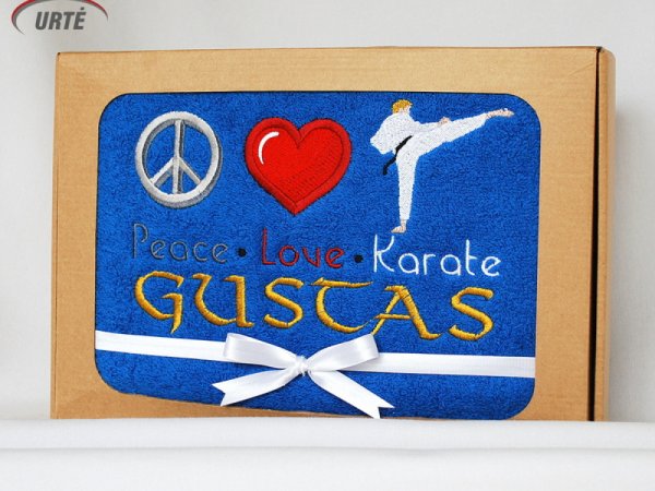 Vardinė dovana karate mėgstančiam  - Karate vaikis - Needlework
