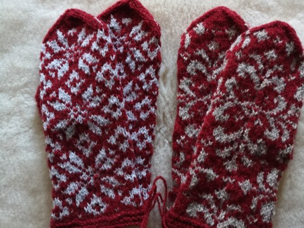 kumstines vilnones pirstines (1) - Gloves & mittens