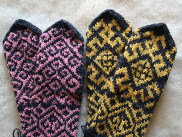 kumstines vilnones pirstines (2) - Gloves & mittens