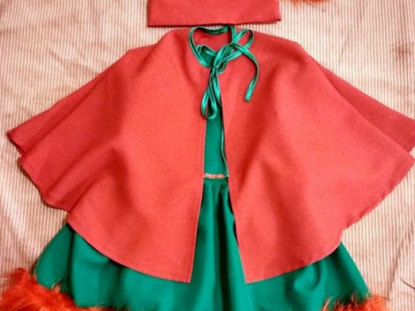 Gnome carnival costume for a girls 3