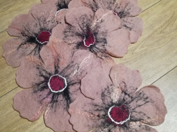 Veltos servetėlės rausvosios - Tablecloths & napkins