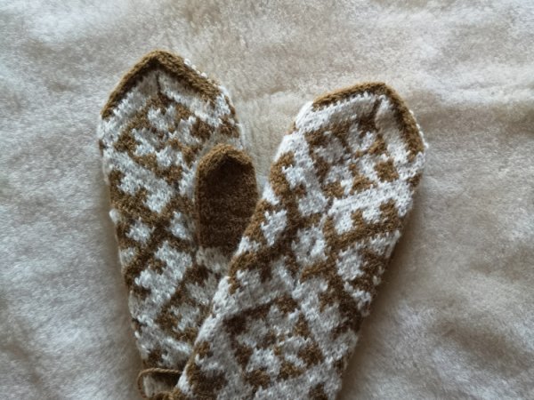 kumstines vilnones pirstines 3 - Gloves & mittens