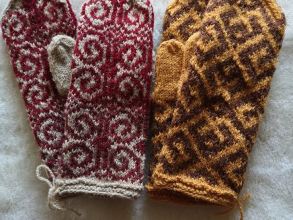 kumstines vilnones pirstines 4 - Gloves & mittens