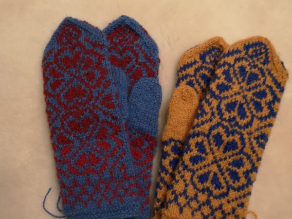 kumstines vilnones pirstines 6 - Gloves & mittens
