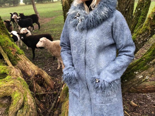 Veltas paltukas, pilkuma - Jackets & coats