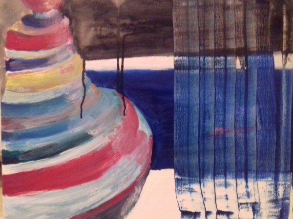 vilkelis - Acrylic painting