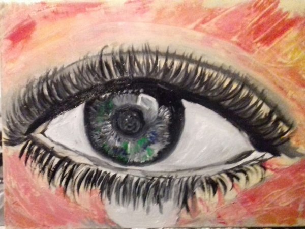 teardrop - Oil painting