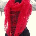 Shawl "Christmas Tales"  - Wraps & cloaks - knitwork