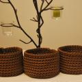 Non-wax Baskets  - Shoes - needlework