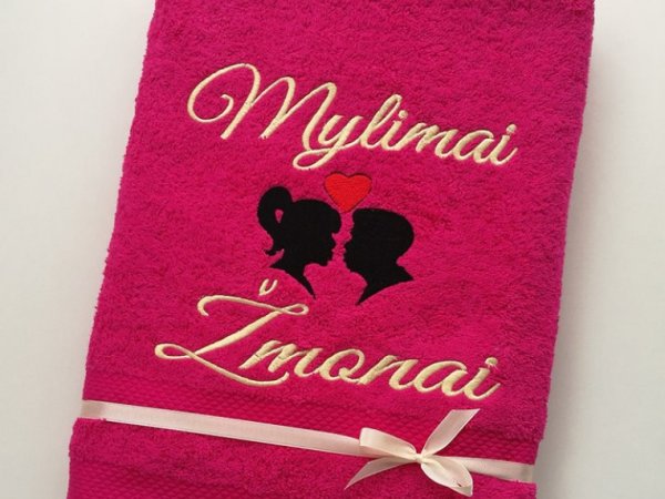 Rankšluostis "Mylimai žmonai" - Needlework