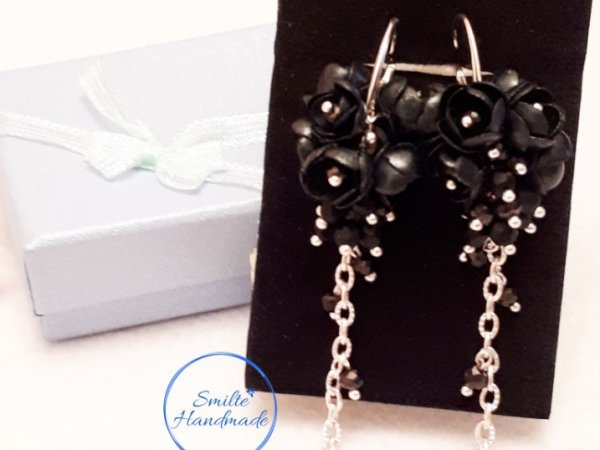 JUODI AUSKARAI - Earrings