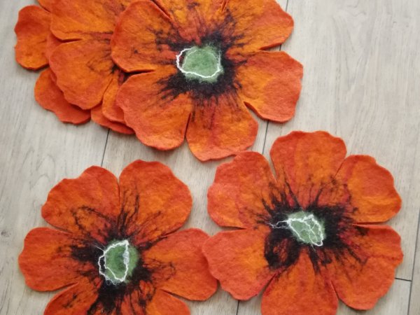 Veltos servetėlės oranžinės - Tablecloths & napkins