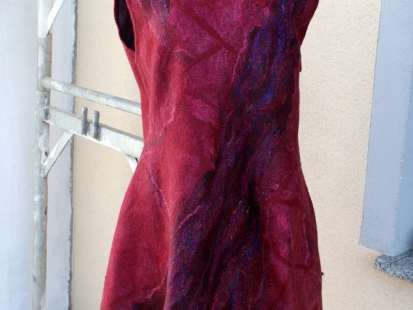 Velta suknute-sarafaniukas ,,BURGUNDIJA ,, - Dresses