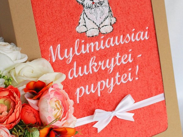 Medvilninis rankšluostis Maltos bišonų mylėtojai! 1