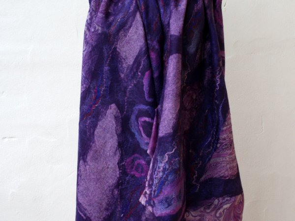 Veltas  šalikas ,, VIOLETINIS VĖJAS,, 2