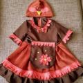 Chicken, hen carnival costume for girl - Other clothing - sewing