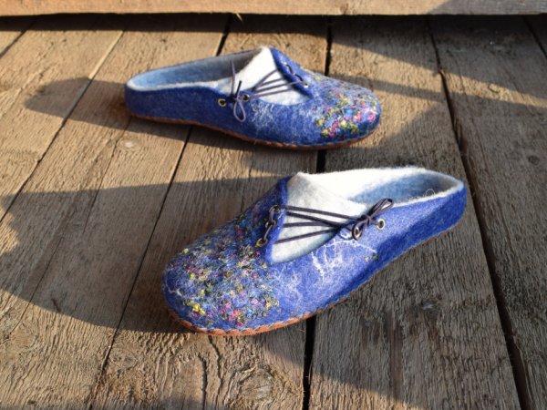 Mėlyna balta - Shoes & slippers