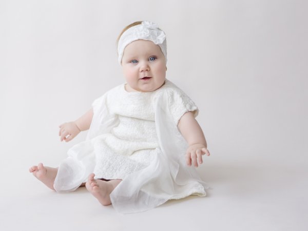 Velta balta suknele Krikstynoms - Baptism clothes