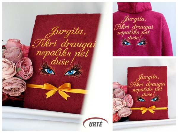 Siuvinėtas chalatas draugei 3