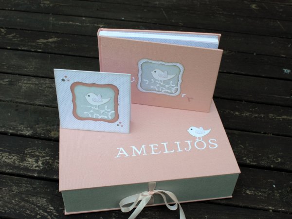 krikšto rinkinys "Amelijos" - Albums & notepads