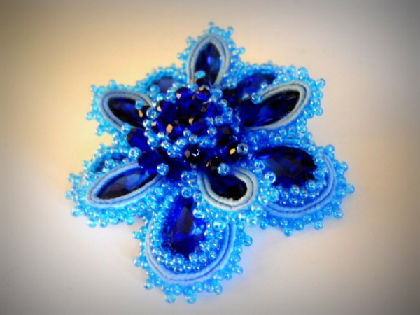 sagė"Vasaros dangus" - Soutache