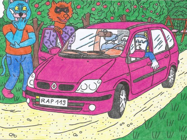Batuotas Katinas nuvyko Papyvesin, pamatyti naują Lakišių nusipirktą sau automobilį - Pictures