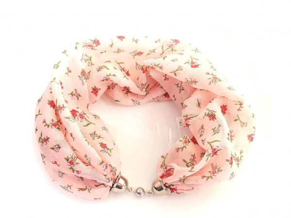 Scarf Kids "Botanic. Pink" - Necklace
