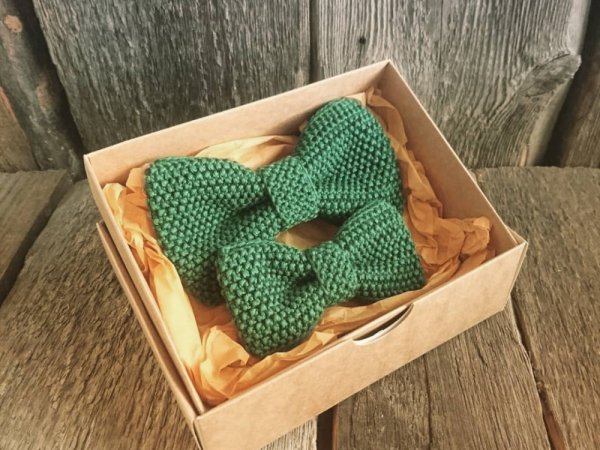 Peteliškės "Kedro žalia" (gamina pagal užsakymą) - Other knitwear