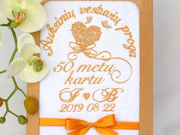 Dovana auksinių vestuvių metinių proga - Needlework