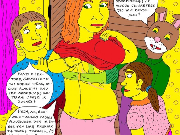 Kėžių kaimo mokykloje Karolina kovoja su rūkymo plitimu 3 - Kompiuterinė grafika