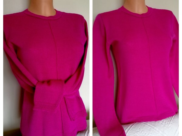 Coral blouse - Machine knitting