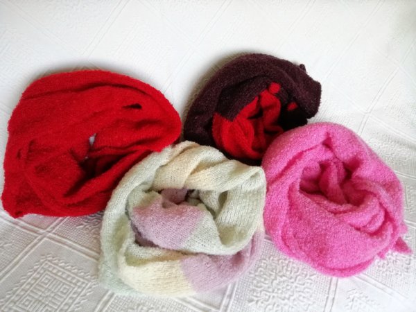 Fluffy large scarves 2