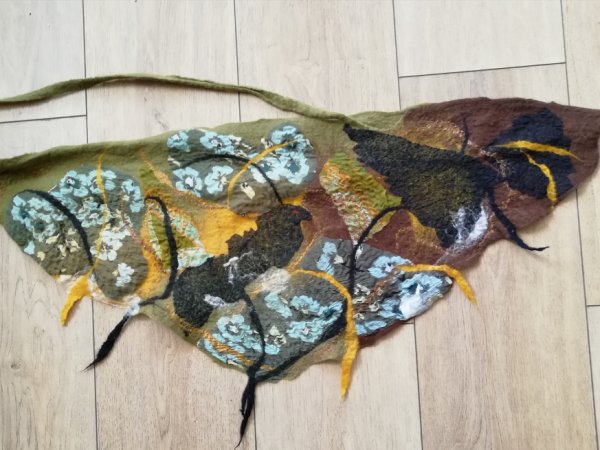 Veltas šalikėlis "Rudens diena" 2