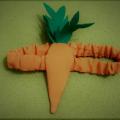 Carrot headband for kids - Other clothing - sewing