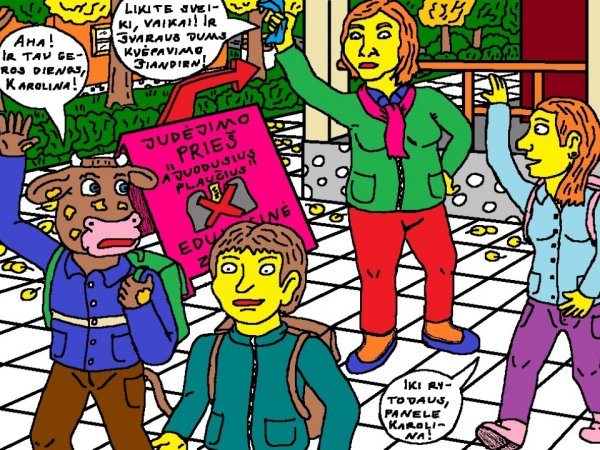 Kėžių kaimo mokykloje Karolina kovoja su rūkymo plitimu 5 - Kompiuterinė grafika