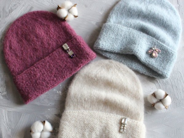 Alpakos vilnos kepurės. - Hats