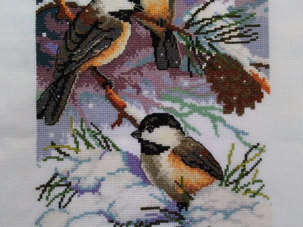 Snow birds Cross stitch - Needlework