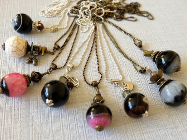  "Autumn Bouquet" - minimalist necklaces - Neck pendants