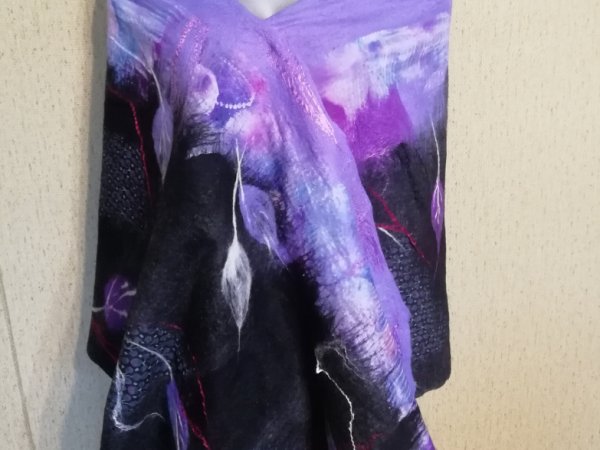 Veltas šalis "Alyvinė naktis" - Wraps & cloaks