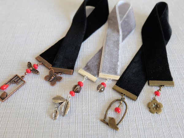  lovely velor book tabs - Book tabs