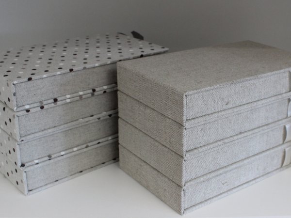 usb dėžutės "lininės ir taškuotos" - For interior