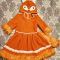 Fox Carnival Costume for Girl 110-116 - Other clothing - sewing