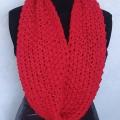 Red dubble wrapped scarf - Scarves & shawls - knitwork