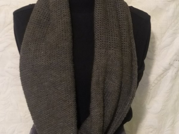 Pilkas merino vilnos šalikas - Scarves & shawls