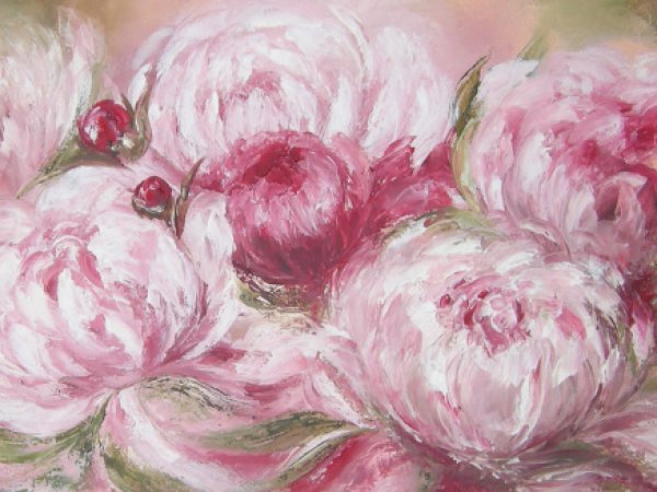 Bijūnai 30x90 - Oil painting