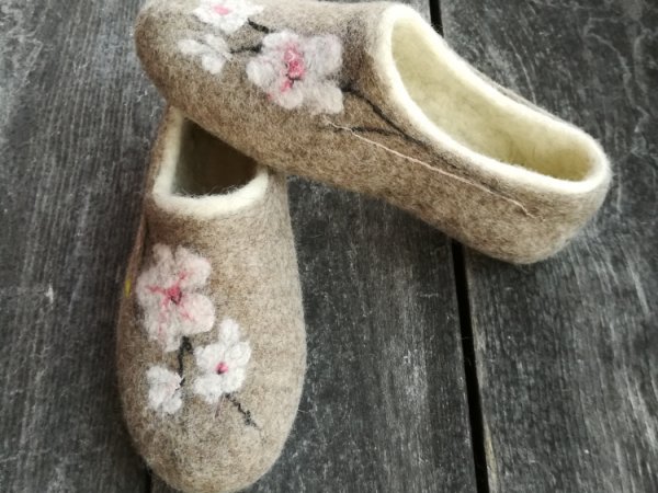 Veltos šlepetės "Orchidėja" 1