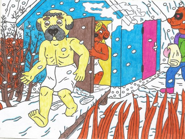 Šunėnai su Edgaru Kalninsku kaitinasi "Papyvesio" sodybos pirtyje 2 - Pictures