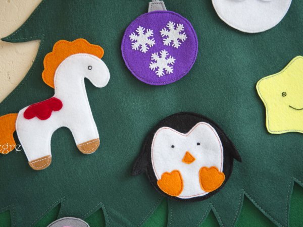 Felted Christmas tree 2