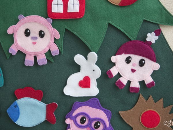 Felted Christmas tree 3