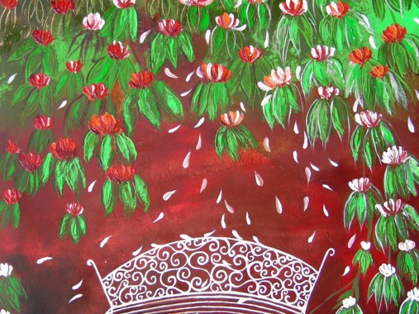 Svajingas sodas III, 50x70 - Oil painting